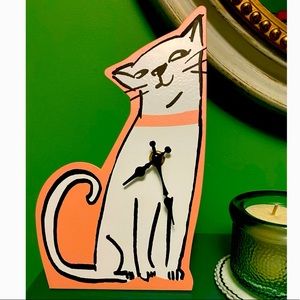 Fantastic metal Cat Clock